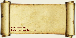 Tijana Bzeničanin vizit kartica